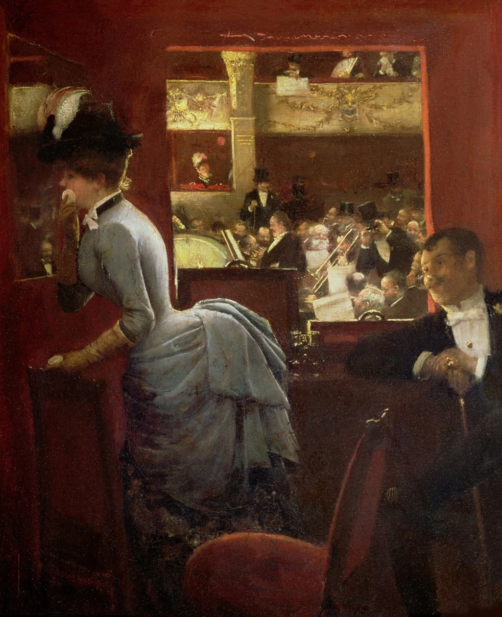 Il palco del teatro al Variety, 1883 - La corsa a Longchamps, 1886, Museo Carnavalet